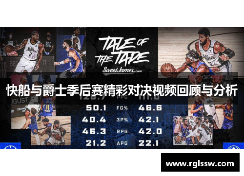 快船与爵士季后赛精彩对决视频回顾与分析